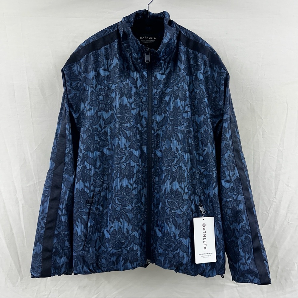 ATHLETA Sightseer Jacket size M Athletic Lace active running Women’s NWT UPF